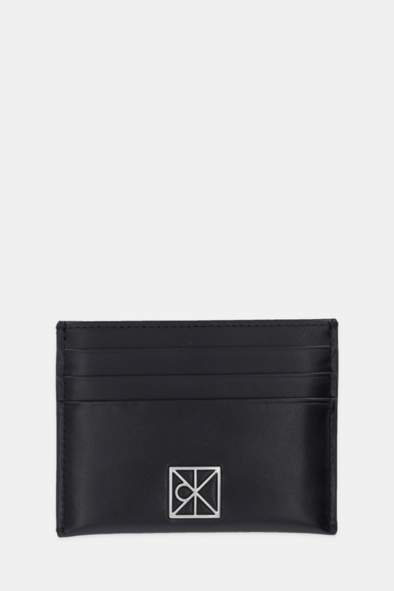Δερμάτινη θήκη για κάρτες Calvin Klein Planet friendly μαύρο LV04F3317G