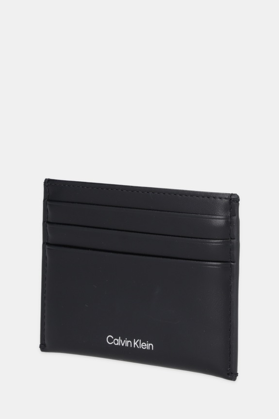 Kožni etui za kartice Calvin Klein LV04F3317G crna SS26