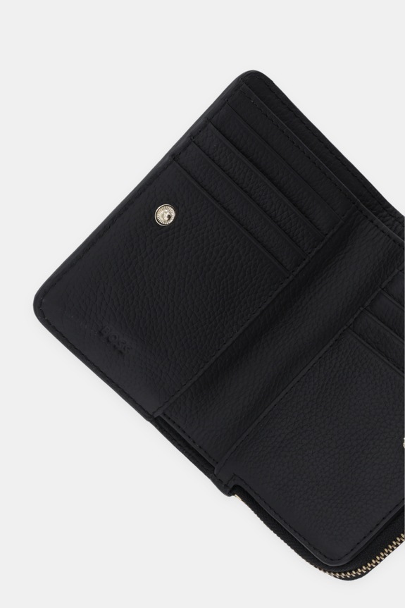 Akcesoria BOSS portfel damski skórzany Lenah Small Wallet 50558032 czarny