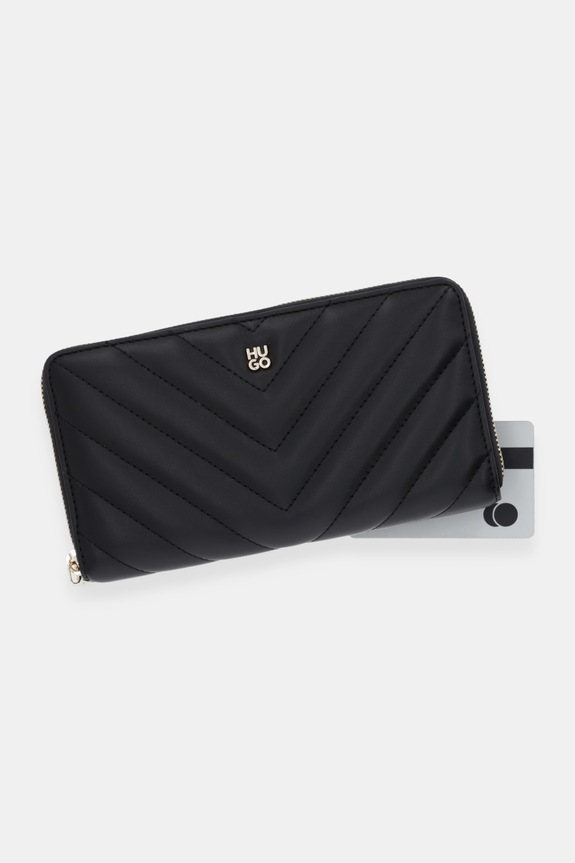 Peňaženka HUGO Chris 2.0 QU_Zip Aro čierna 50557991