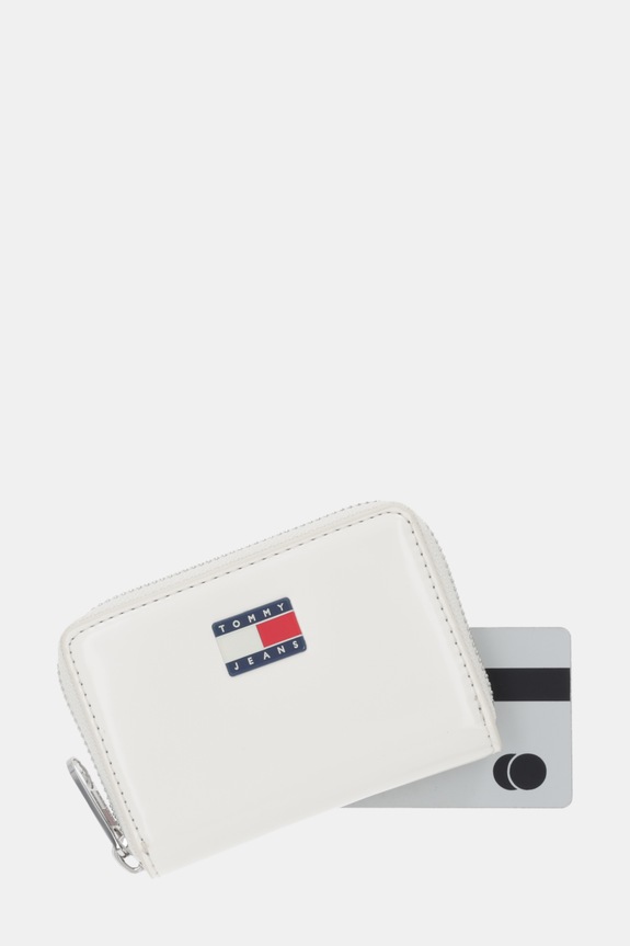 Πορτοφόλι Tommy Jeans λευκό AW0AW18089