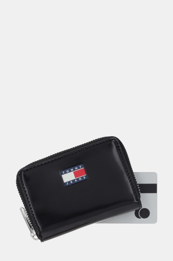 Πορτοφόλι Tommy Jeans μαύρο AW0AW18089