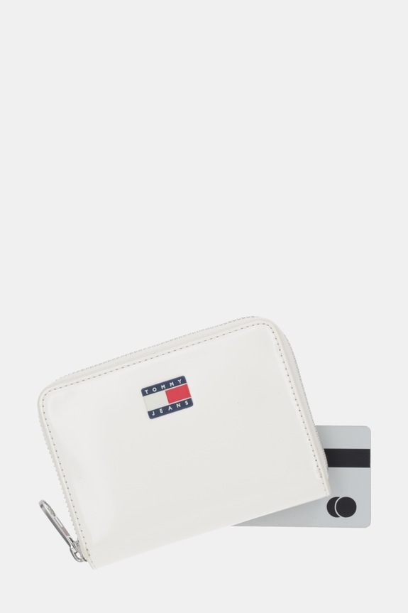 Πορτοφόλι Tommy Jeans λευκό AW0AW18090