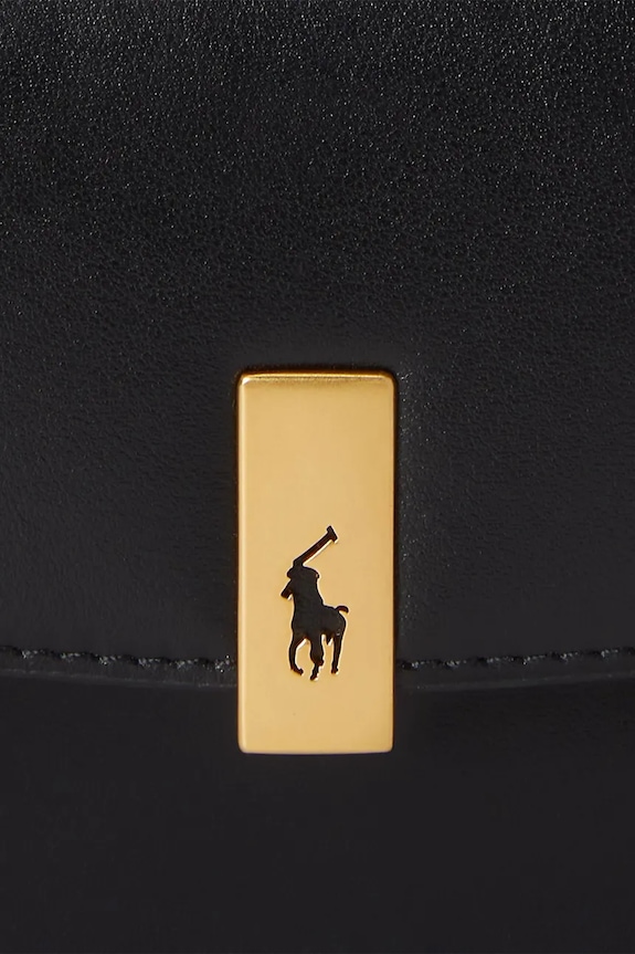 Kožna torba Polo Ralph Lauren 427P04993 crna
