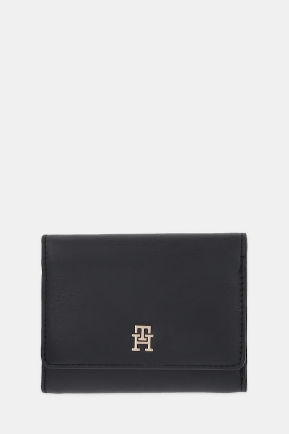 Tommy Hilfiger portfel imitacja skóry licowej czarny AW0AW18129