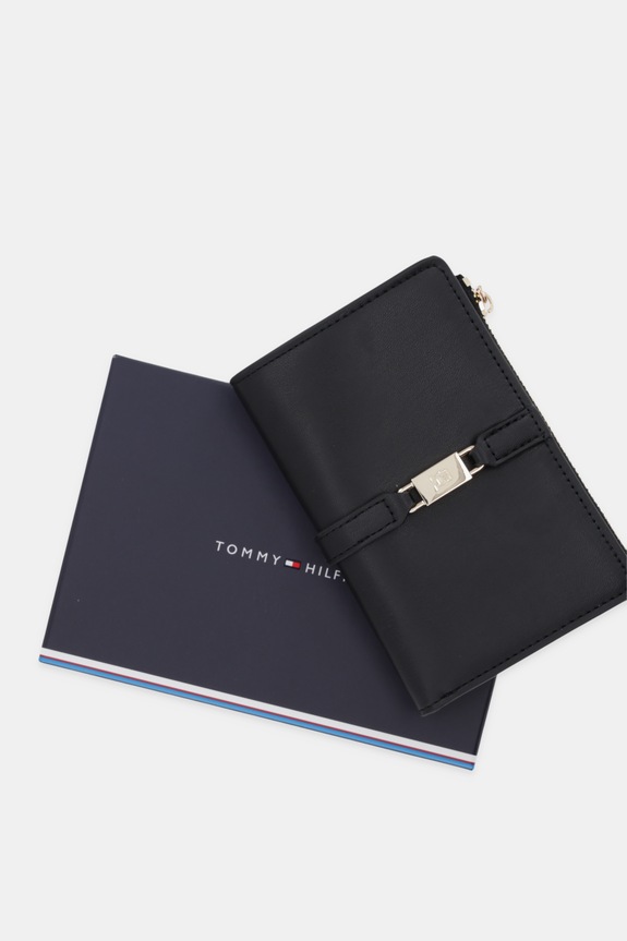 Πορτοφόλι Tommy Hilfiger AW0AW18134 μαύρο