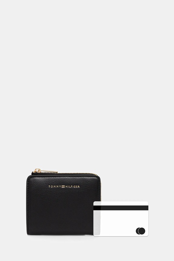 Πορτοφόλι Tommy Hilfiger AW0AW18124 μαύρο