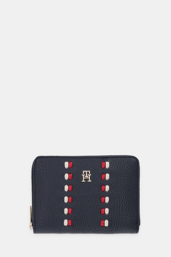 Peňaženka Tommy Hilfiger imitácia kože tmavomodrá AW0AW18132