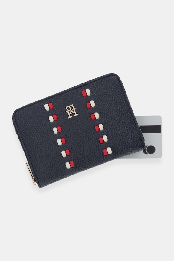 Peňaženka Tommy Hilfiger tmavomodrá AW0AW18132
