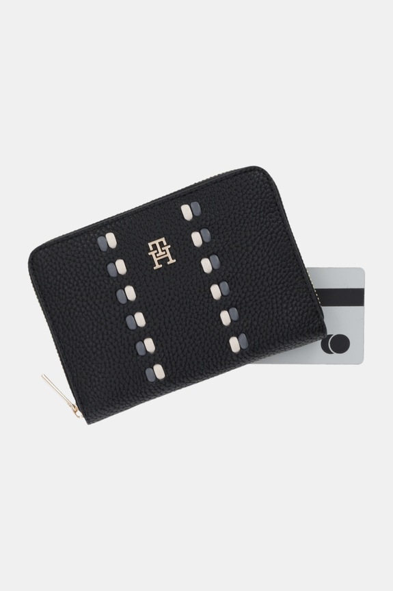 Peňaženka Tommy Hilfiger čierna AW0AW18132