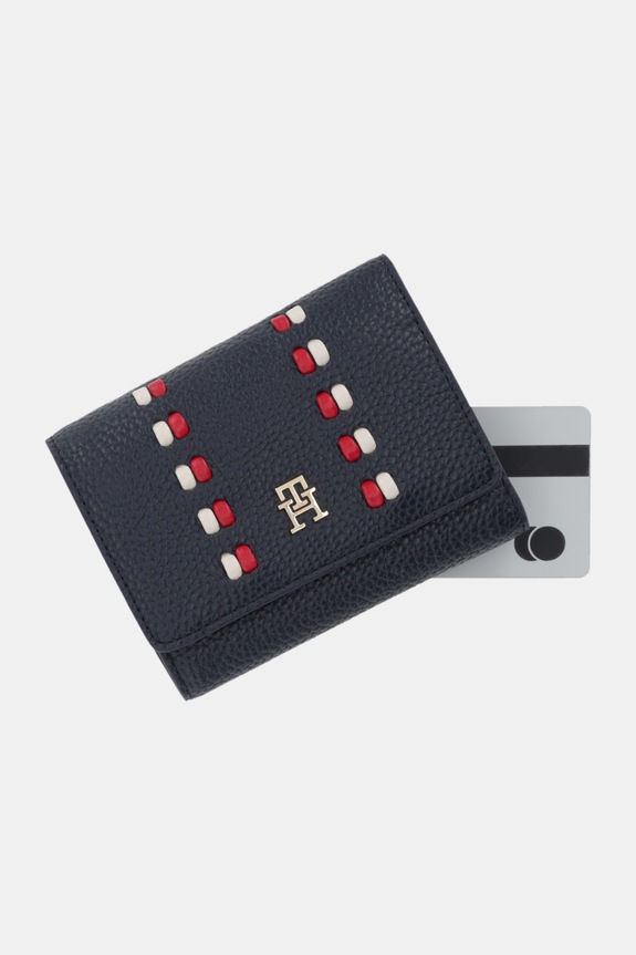 Peňaženka Tommy Hilfiger tmavomodrá AW0AW18246