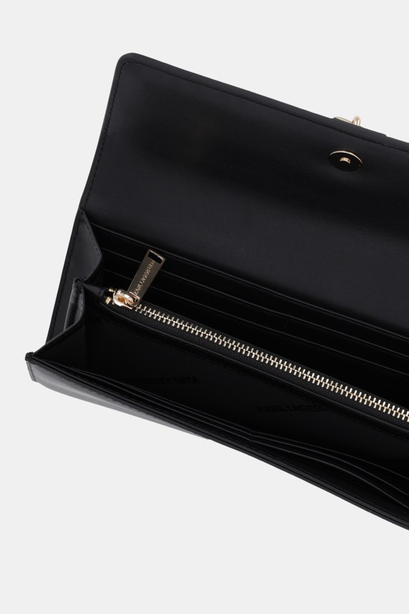 Doplňky Kožená peněženka Karl Lagerfeld K/AUTOGRAPH B1W32026 černá