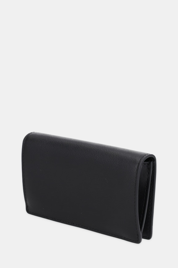 Karl Lagerfeld portfel skórzany K/SIGNATURE B1W32035 czarny SS26