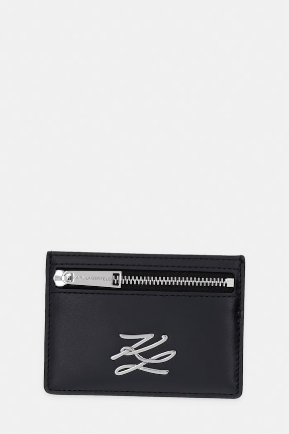 Karl Lagerfeld damska skórzana K/AUTOGRAPH czarny B1W32073