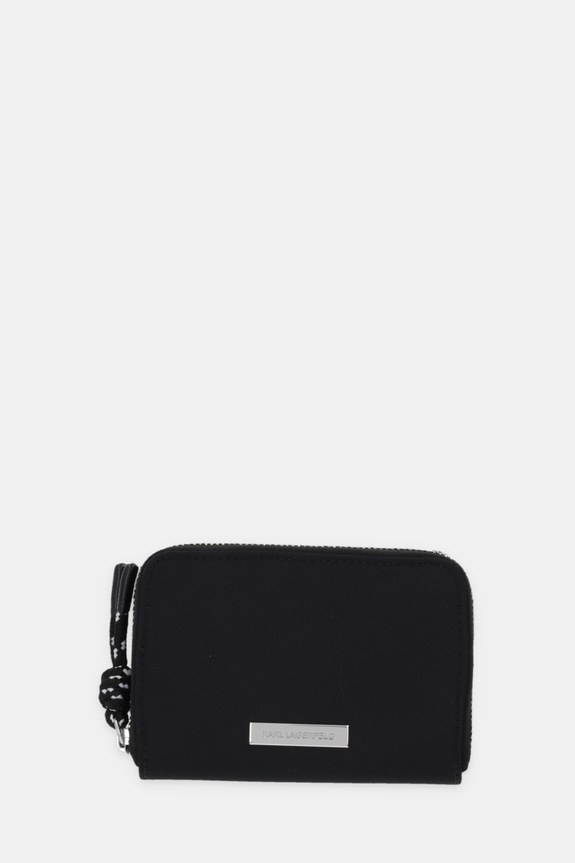 Πορτοφόλι Karl Lagerfeld IKON υφασμάτινο μαύρο B1W32012