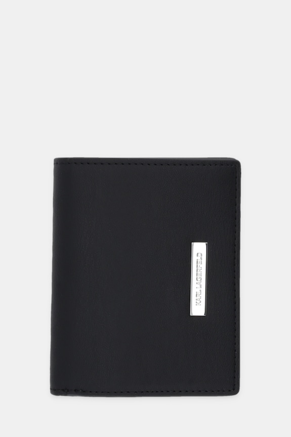 Karl Lagerfeld portofel IKON piele negru B1W32004