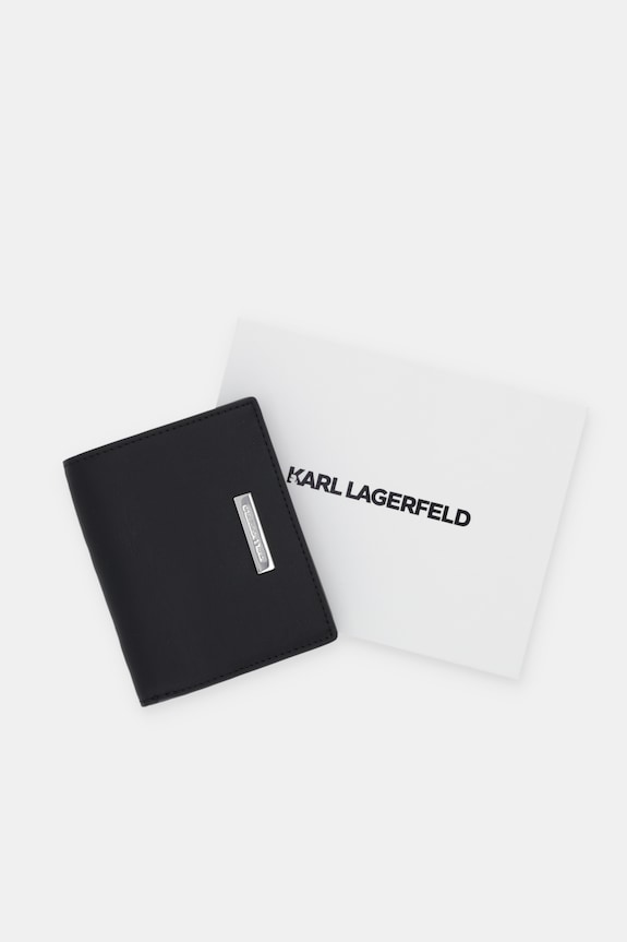 Karl Lagerfeld portofel IKON B1W32004 negru