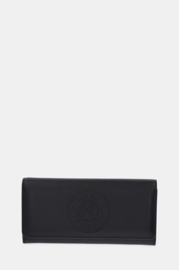 Peněženka Karl Lagerfeld K/CIRCLE přírodní kůže černá B1W32029