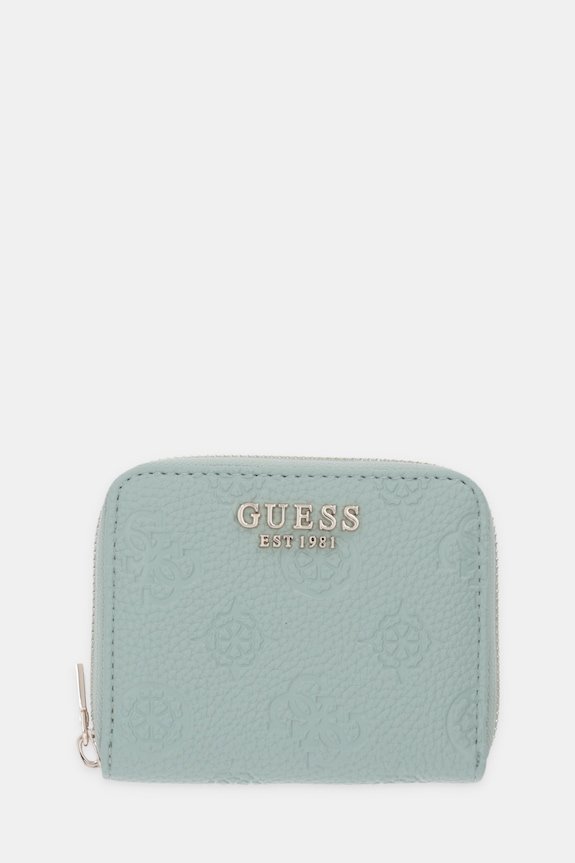 Peňaženka Guess CRESIDIA jemný vzor zelená SWPD98.88137