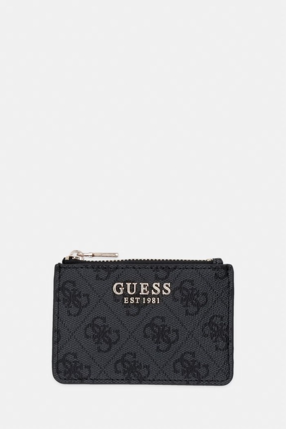 Guess portfel LAUREL imitacja skóry licowej szary SWSG74.59505