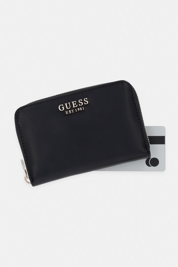 Guess portfel LAUREL czarny SWVC74.59140