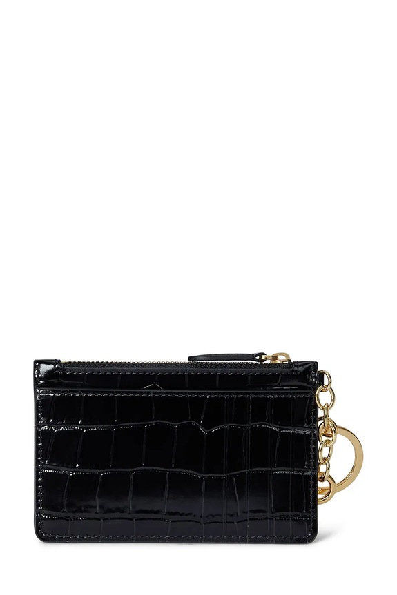 Kožená peňaženka Lauren Ralph Lauren 432979863 čierna SS26