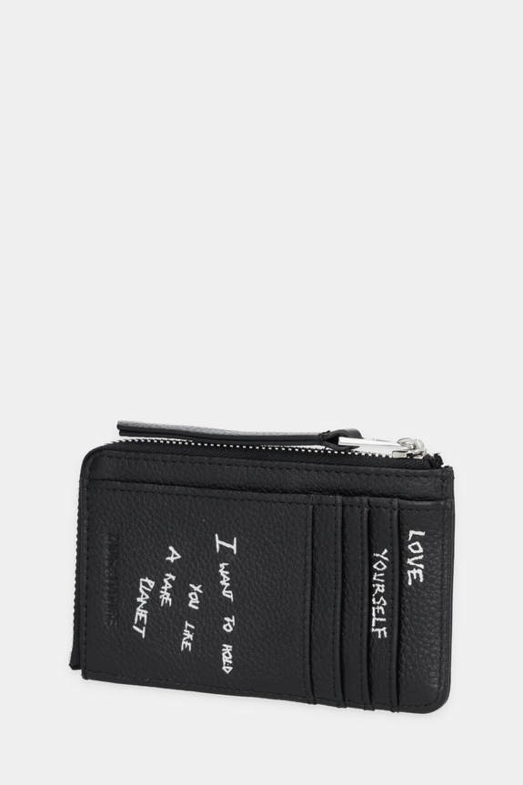 Kožená peňaženka ZADIG&VOLTAIRE LWSG03731 čierna SS26