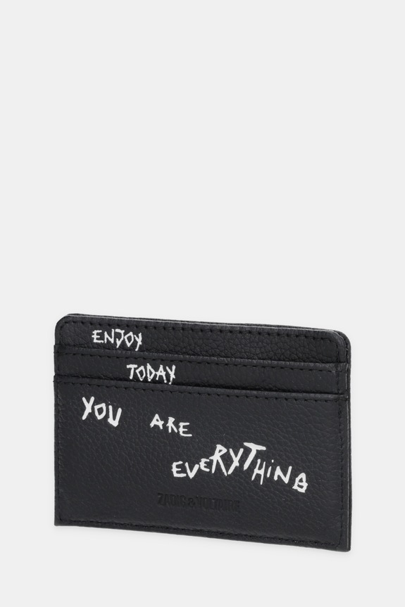 ZADIG&VOLTAIRE carcasă din piele LWSG03732 negru SS26