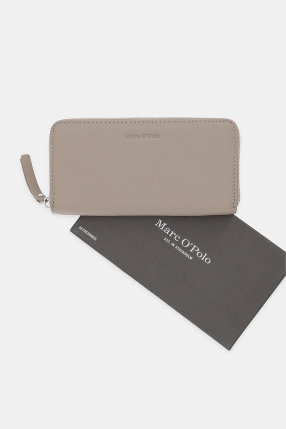 Δερμάτινο πορτοφόλι Marc O'Polo 5000009090 μπεζ