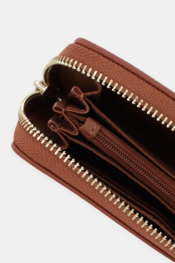 Αξεσουάρ Πορτοφόλι Valentino Bags DORIS RE VPS9ON137 καφέ