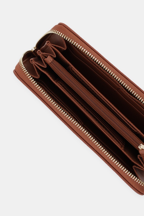 Αξεσουάρ Πορτοφόλι Valentino Bags DORIS RE VPS9ON155 καφέ