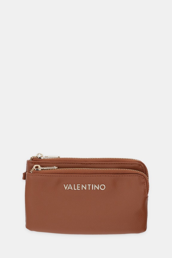 Valentino Bags portfel DELIA RE imitacja skóry licowej brązowy VPS9QF233
