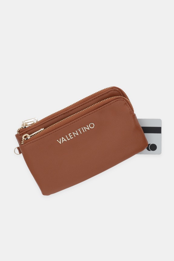 Valentino Bags portfel DELIA RE brązowy VPS9QF233