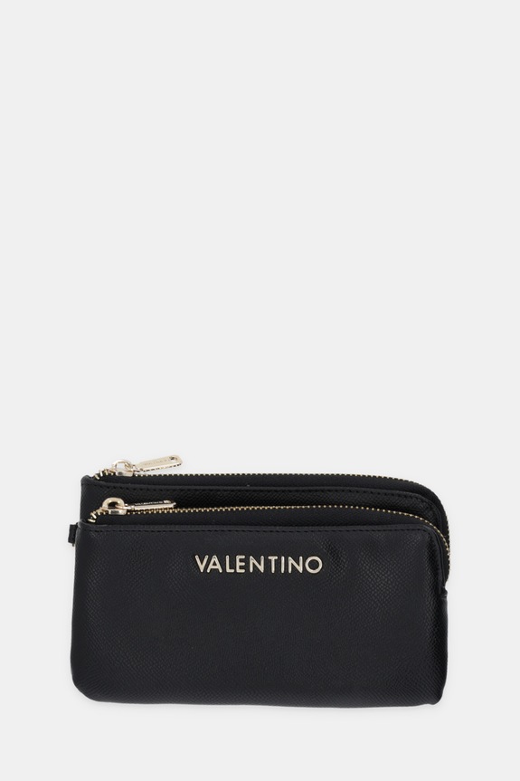 Valentino Bags portfel DELIA RE imitacja skóry licowej czarny VPS9QF233