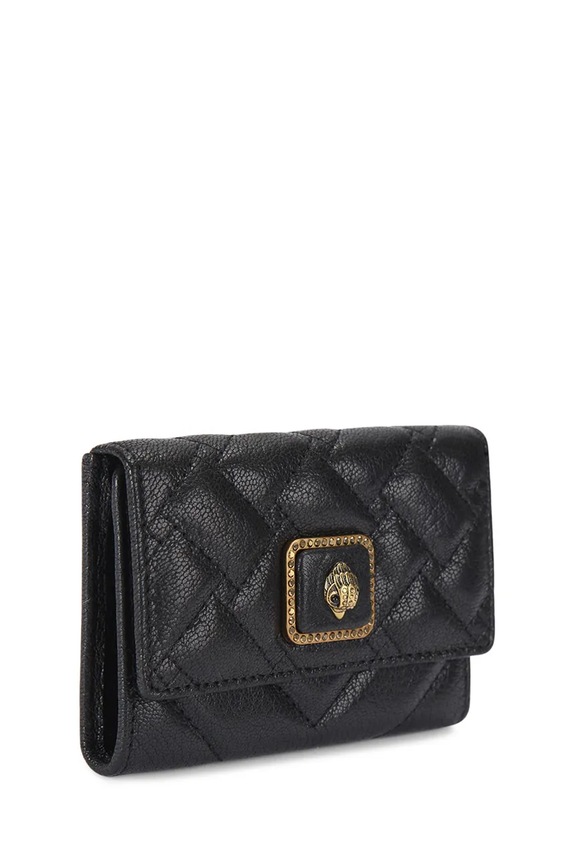 Kožni etui za kartice Kurt Geiger London Pimlico 5375900109 crna SS26