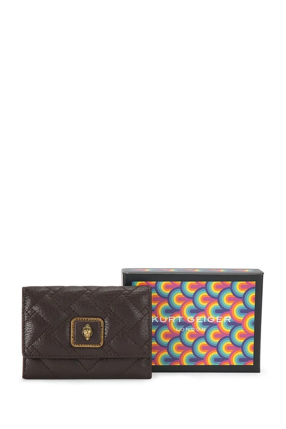 Kožni etui za kartice Kurt Geiger London Pimlico 5375931109 smeđa