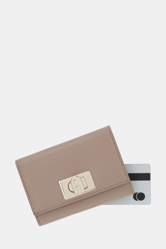 Кожаный кошелек Furla бежевый WP00225.ARE000.1257S