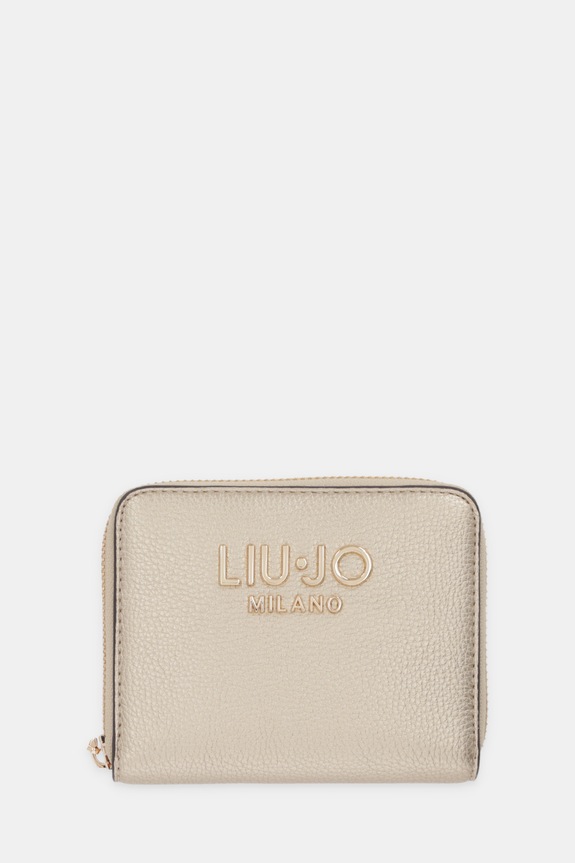 Liu Jo portfel imitacja skóry licowej złoty AA6156.E1012