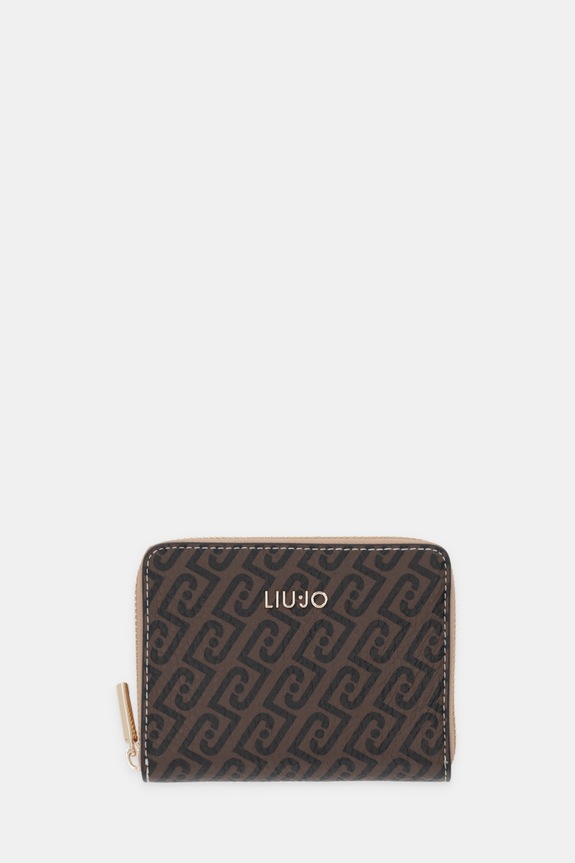 Liu Jo portfel imitacja skóry licowej brązowy AA6156.E1118