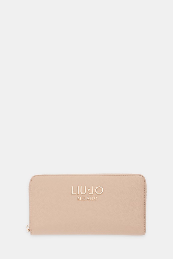 Liu Jo portfel imitacja skóry licowej beżowy AA6170.E1012
