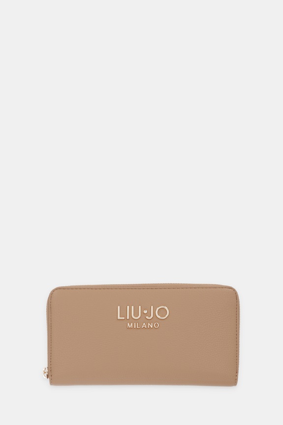 Liu Jo portfel imitacja skóry licowej brązowy AA6170.E1012