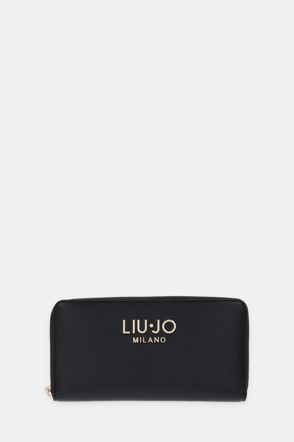 Liu Jo portfel imitacja skóry licowej czarny AA6170.E1012