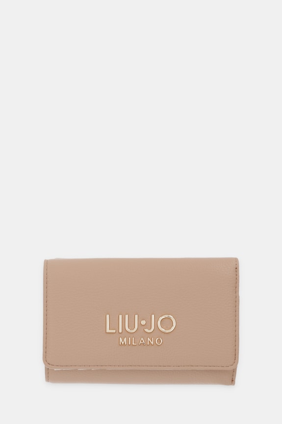 Liu Jo portfel imitacja skóry licowej beżowy AA6172.E1012