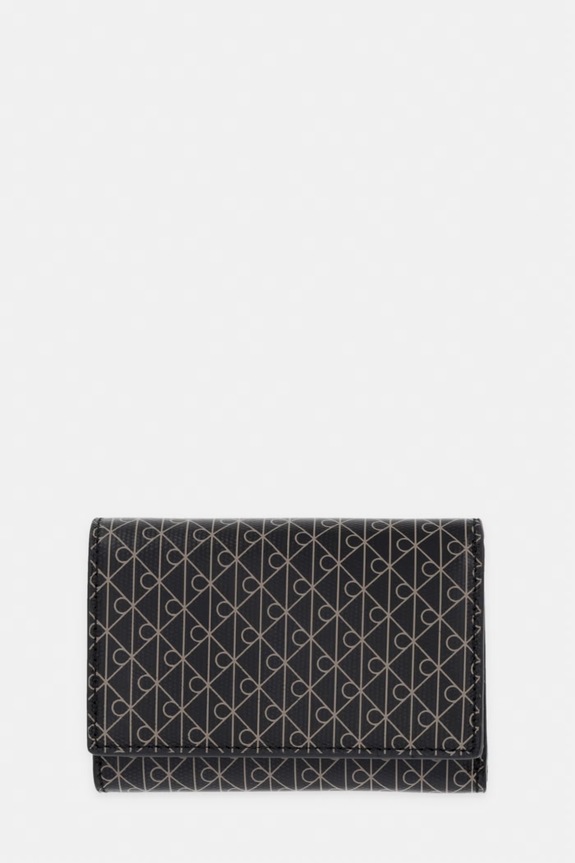 Calvin Klein RFID peňaženka dámska čierna LV04F1118G