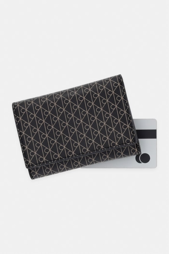 Calvin Klein RFID peňaženka dámska čierna LV04F1118G