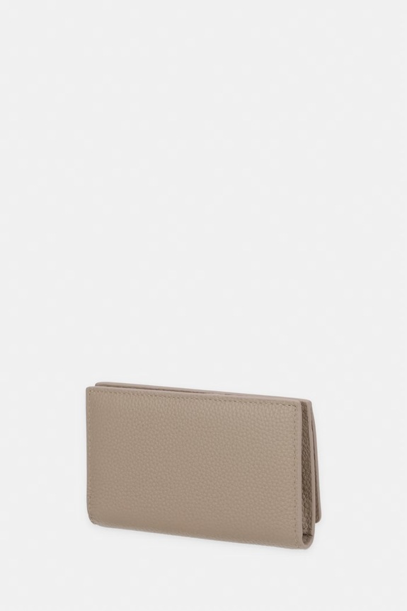 Calvin Klein etui na karty damskie skórzane LV04F1127G beżowy SS26