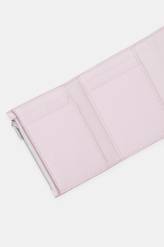 Akcesoria Calvin Klein portfel damski skórzany LV04F1128G różowy