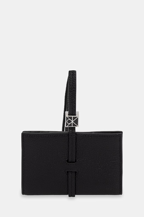 Calvin Klein peňaženka dámska kožená čierna LV04F1130G
