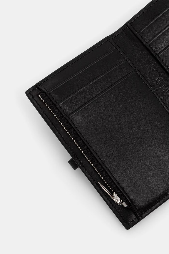 Calvin Klein peňaženka dámska kožená LV04F1130G čierna
