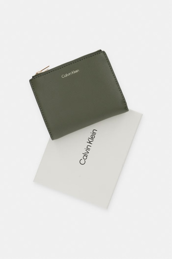 Calvin Klein portofel de damă cu imitație de piele LV04F1135G verde